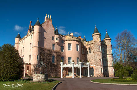 Balnagown Castle Scotland, Pink castle
