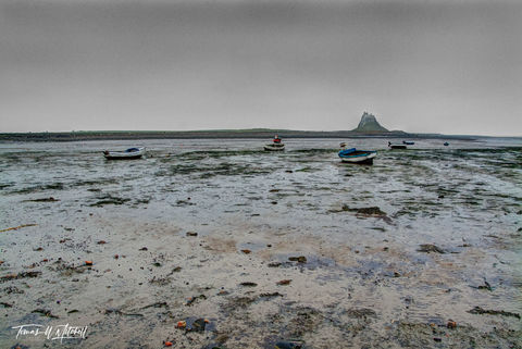 beach at Lindisfarne, England