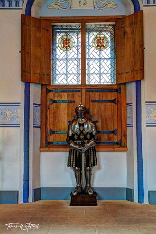 suit of armor at Stirling Castle, Scotland.