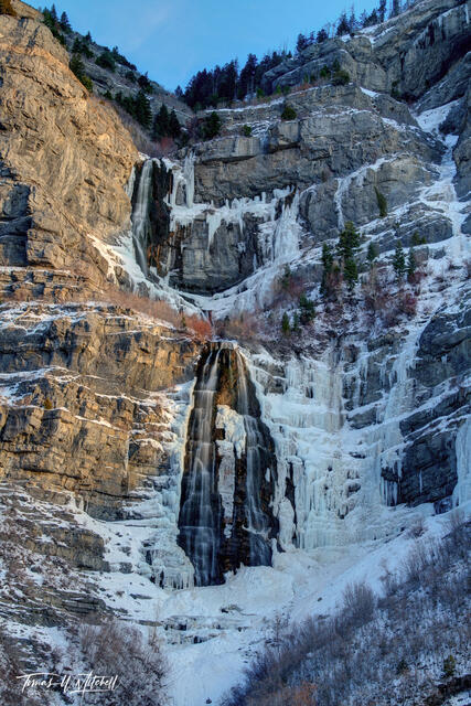 Photographing a Frozen Waterfall