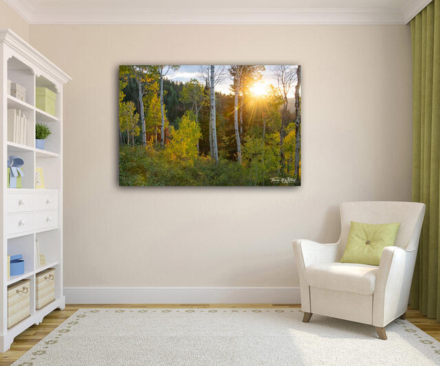 How to hang your Aluminum Mounted Print