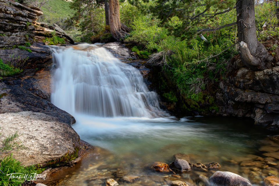 Water Fall in Ruby Mountains, Nevada